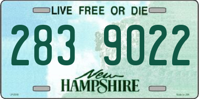 NH license plate 2839022