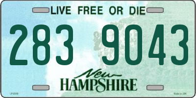 NH license plate 2839043