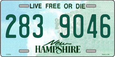 NH license plate 2839046