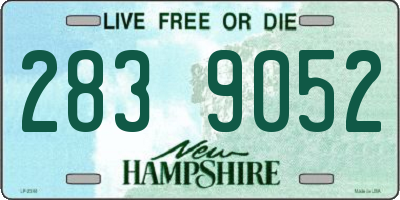 NH license plate 2839052