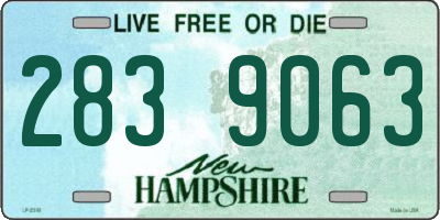 NH license plate 2839063