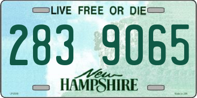 NH license plate 2839065