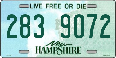 NH license plate 2839072