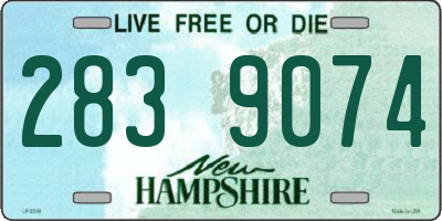NH license plate 2839074