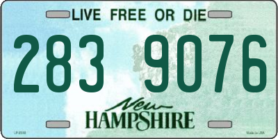 NH license plate 2839076