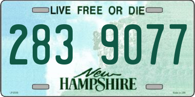 NH license plate 2839077