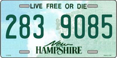 NH license plate 2839085