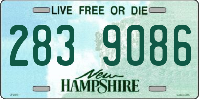 NH license plate 2839086