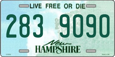 NH license plate 2839090