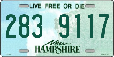 NH license plate 2839117