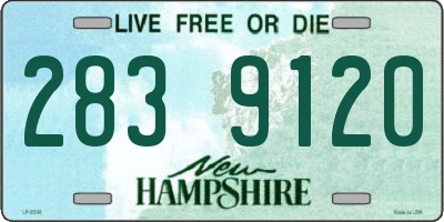 NH license plate 2839120