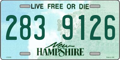 NH license plate 2839126