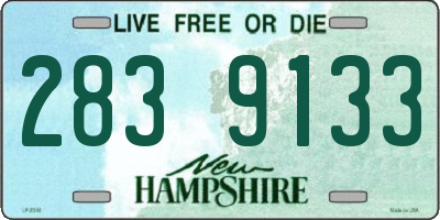 NH license plate 2839133