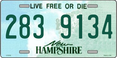 NH license plate 2839134