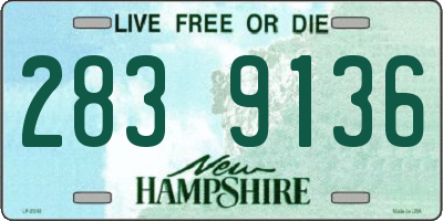 NH license plate 2839136