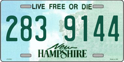 NH license plate 2839144