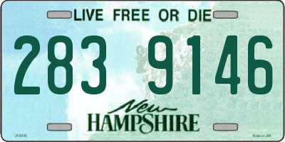 NH license plate 2839146
