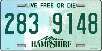NH license plate 2839148