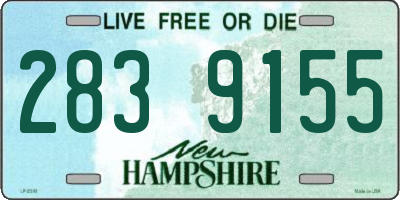 NH license plate 2839155