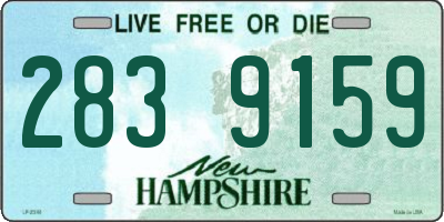 NH license plate 2839159
