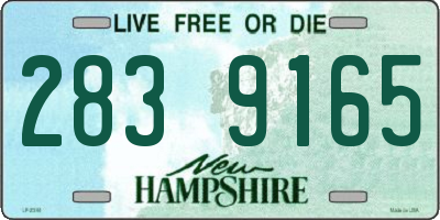 NH license plate 2839165
