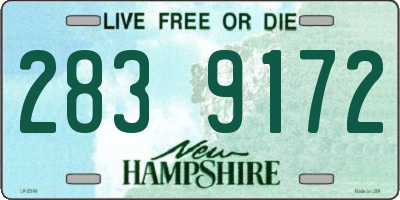 NH license plate 2839172