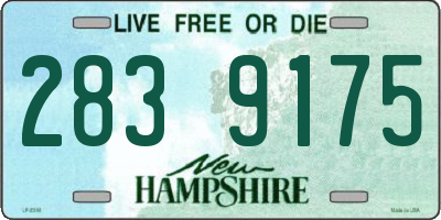NH license plate 2839175