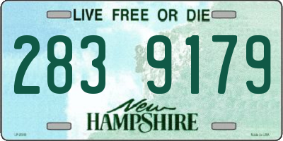 NH license plate 2839179