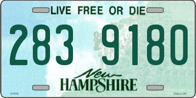 NH license plate 2839180