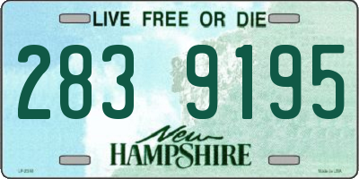 NH license plate 2839195