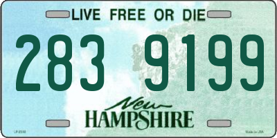 NH license plate 2839199