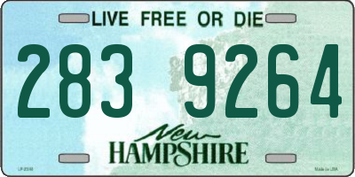 NH license plate 2839264