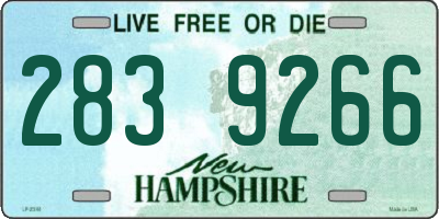 NH license plate 2839266