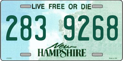 NH license plate 2839268