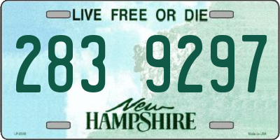 NH license plate 2839297