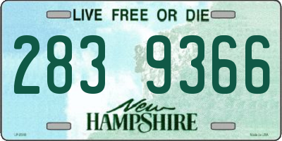 NH license plate 2839366