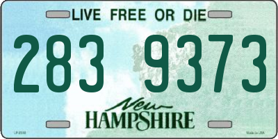 NH license plate 2839373