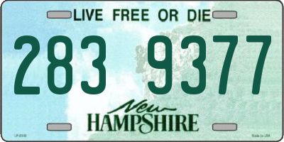 NH license plate 2839377