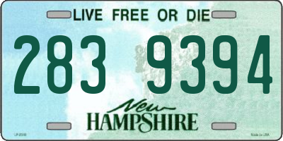 NH license plate 2839394