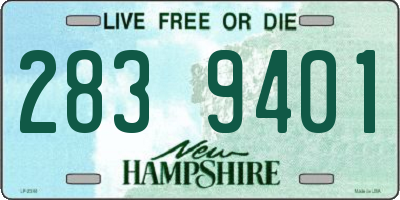 NH license plate 2839401