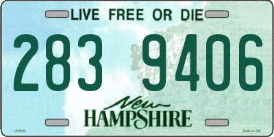 NH license plate 2839406