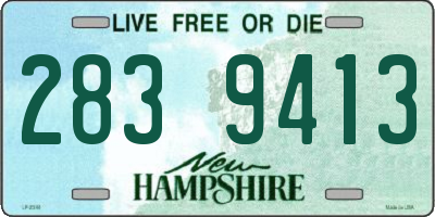 NH license plate 2839413