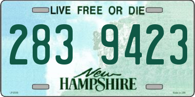 NH license plate 2839423