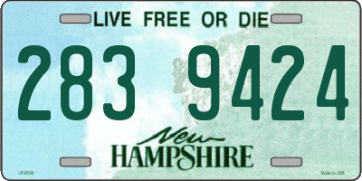 NH license plate 2839424