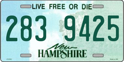 NH license plate 2839425