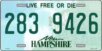 NH license plate 2839426