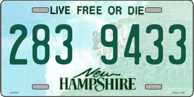 NH license plate 2839433