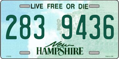 NH license plate 2839436
