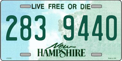 NH license plate 2839440