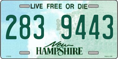 NH license plate 2839443